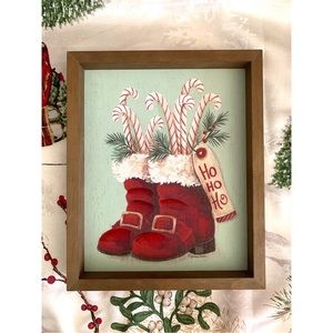Adorable Santa’s Boots Christmas Decor